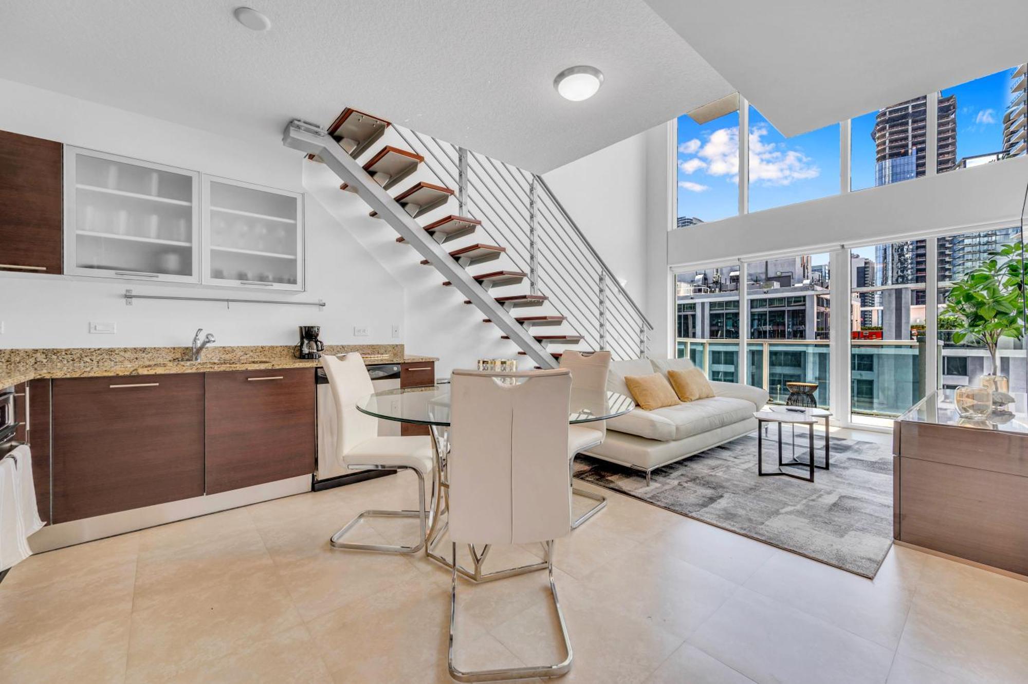 Amazing Loft Style 1 Bed With Water And City Views Villa Miami Exterior photo